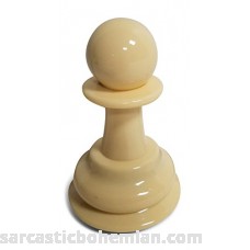 MegaChess Individual Chess Piece Pawn 4.5 Inches Tall Black or White 2. White B076X9PCCK